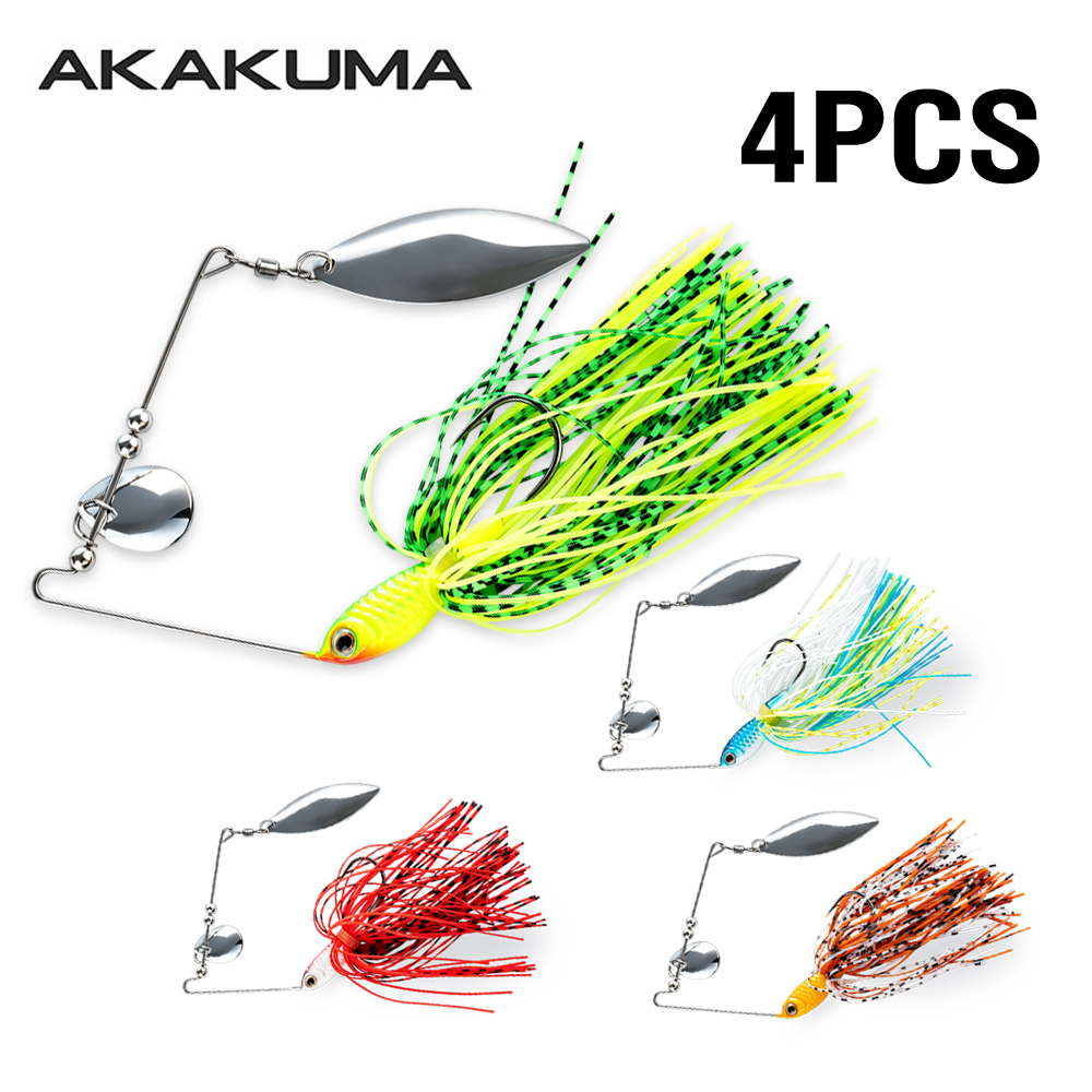 Fishing Lure Blade Bait - Набор из 4 приманок-спиннербейтов по 18