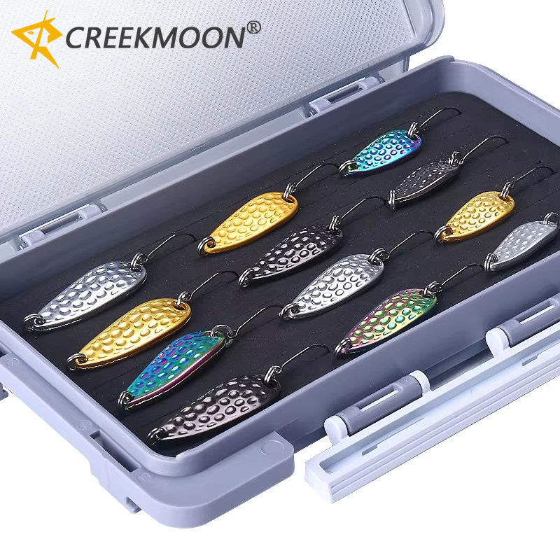 Набор из 12 металлических блес – обзор и цена Fishing Lure Spoon